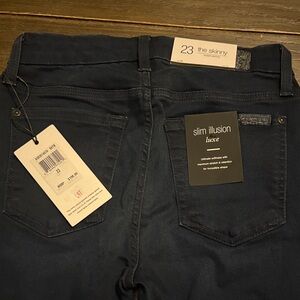 7 for all man kind Dark Blue Slim Illusion Jeans